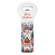 Cute Winter Christmas Village