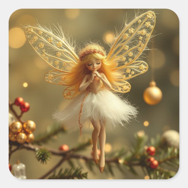 Cute Winter Fairy Stickers (Front)