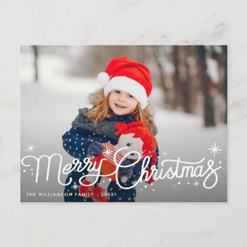 cute winter family christmas card