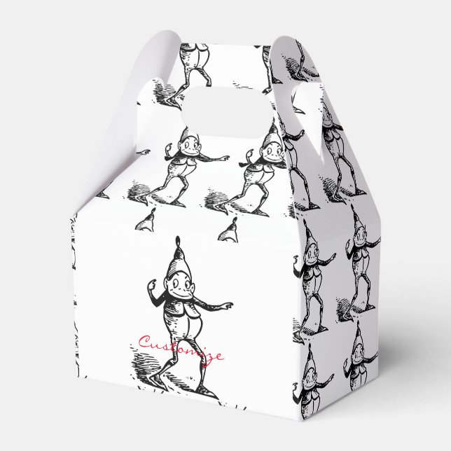 Cute Winter Holiday Elf Gnome Thunder_Cove Favor Boxes (Front Side)