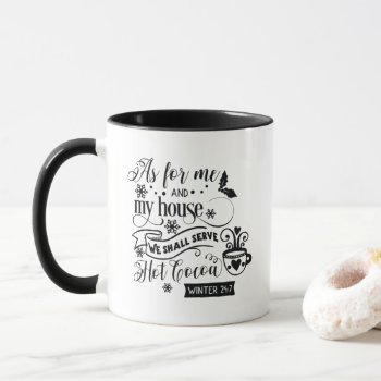 Cute Winter Hot Cocoa Weather Word Art Mug by DoodlesHolidayGifts at Zazzle