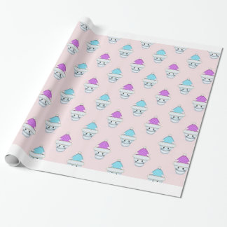 Cute Winter Kittens Wrapping Paper