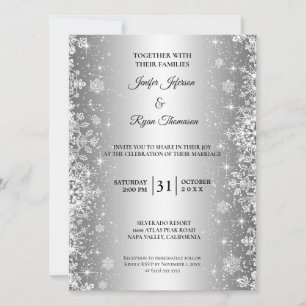 Cute winter wedding Invitation