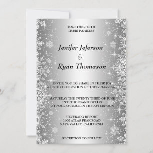 Cute winter wedding Invitation