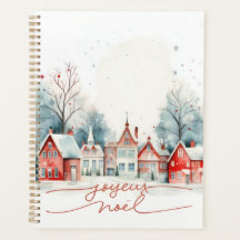 Cute Winter Woodland Watercolor Christmas