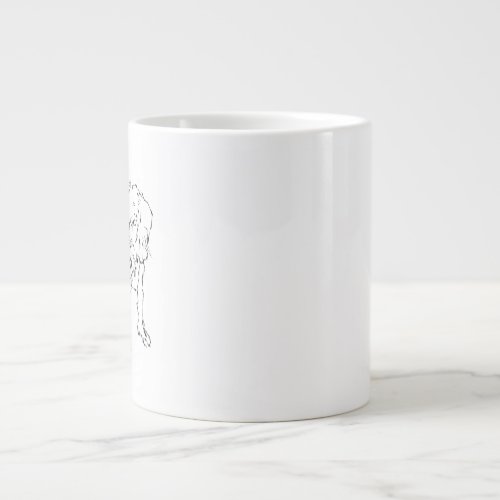 Cute Wire Haired Dachshund Puppy Dog Coffee Giant Coffee Mug