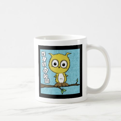 Cute Wisdom Owl Coffee Mug