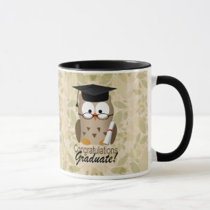 Cute Wise Owl Graduate Mug