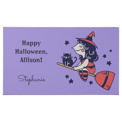 Cute Witch custom text Halloween chocolate box