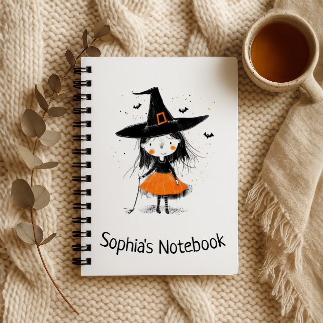 Cute Witch Illustration Notebook (Creator Uploaded)
