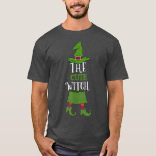 Cute Witch Matching Family Group Halloween Party P T-Shirt