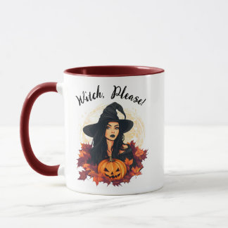 Cute witch mug