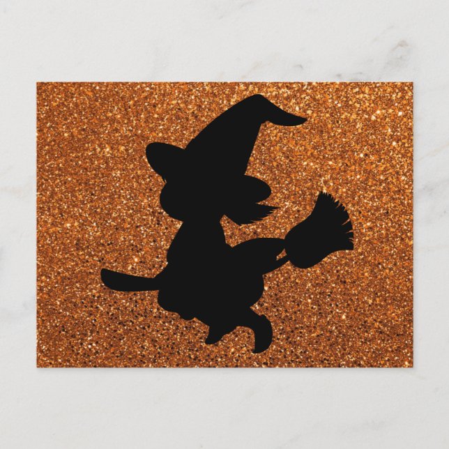 Cute Witch Postcard (Front)