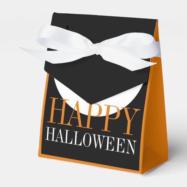 Cute Witch Toad, Halloween Favor Boxes (Front Side)