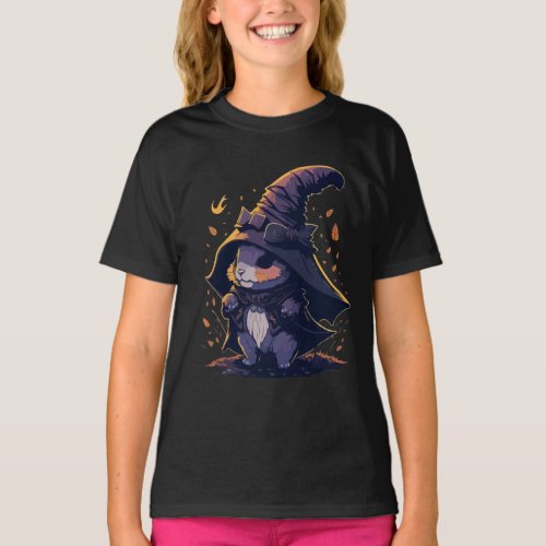 Cute Wizard Hare T_Shirt