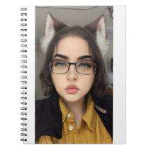 Cute Wolf Girl Journal