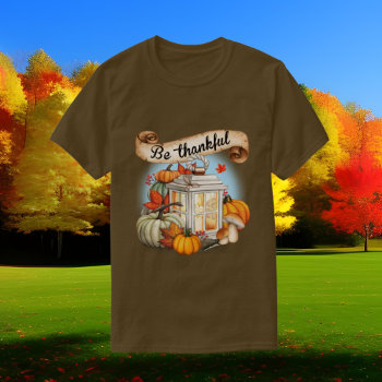 Cute Women Thankful Word Art Fall Seasonal T-shirt by DoodlesHolidayGifts at Zazzle