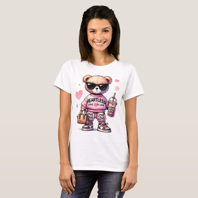 Cute Women's Bear T-shirt (Front Full)