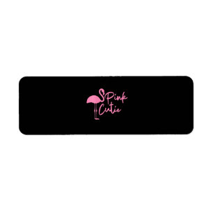Cute Womens Pink Flamingo Pink Cute Flamingo Label