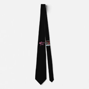 Cute Womens Pink Flamingo Pink Cute Flamingo Neck Tie