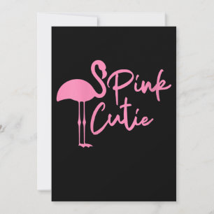 Cute Womens Pink Flamingo Pink Cute Flamingo Save The Date
