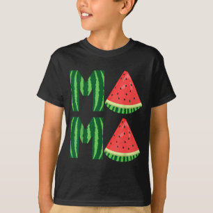 Cute women's watermelon mama vintage summer fruit T-Shirt
