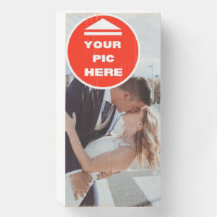 Cute! Wooden Box Sign - Personalized 8" X 4"