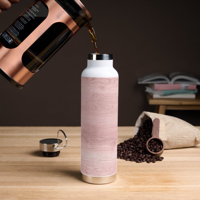 CUTE WOODEN  WATER BOTTLE (Coffee)