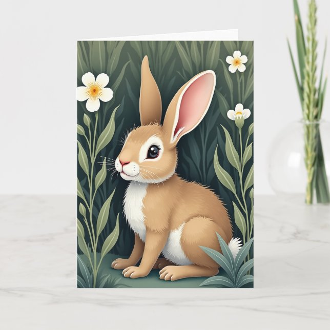 Cute Woodland Animal Card (Front)