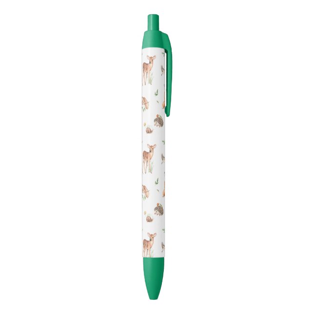 Cute Woodland Animal Friends Pattern Pen (Bottom (Vertical))