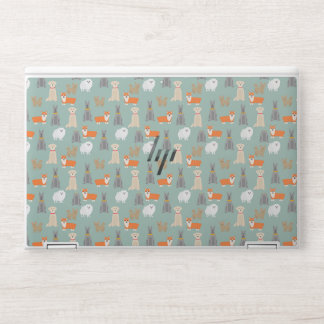 Cute Woodland Animal HP Laptop Skin