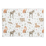 Cute Woodland Animal Pattern Pillow Case