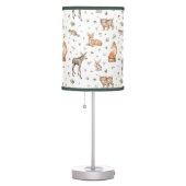 Cute Woodland Animal Pattern Table Lamp (Right)