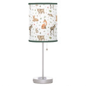 Cute Woodland Animal Pattern Table Lamp (Left)