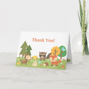 Cute Woodland Animal Thank You