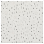 Cute Woodland Animal Track Pattern Fabric