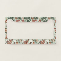 Cute Woodland Animal Winter Forest Pattern
