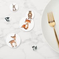 Cute Woodland Animals Baby Birthday Party Decor