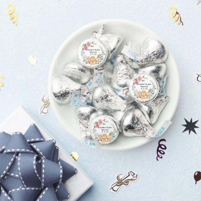 Cute Woodland Animals Baby Shower  Hershey®'s Kisses® (Creator Uploaded)