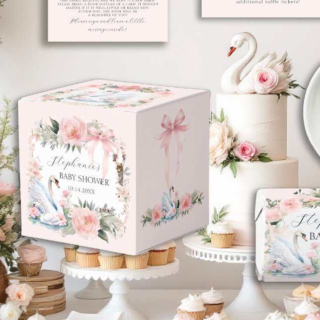 Cute Woodland Animals Bear Deer Forest Baby Shower Favor Boxes (Creator Uploaded)