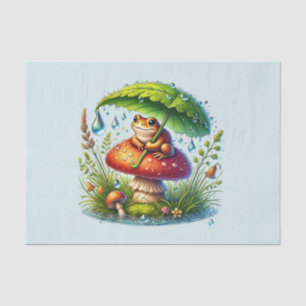Cute woodland animals decoupage frog tissue paper