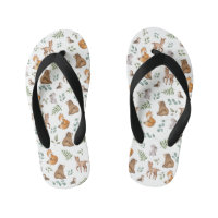 Cute Woodland Animals Greenery Forest Fable