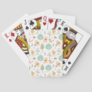 Cute Woodland Animals Playing Cards