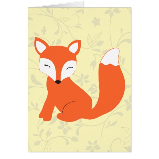 Cute Woodland Baby Fox (Front)