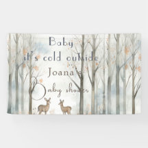 cute woodland baby shower