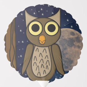Cute Woodland Bird Artwork Balloon