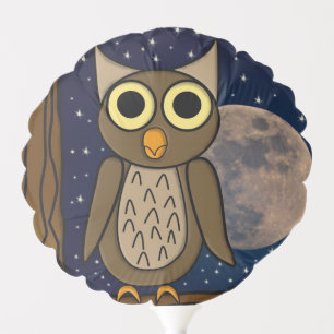 Cute Woodland Bird Artwork Balloon