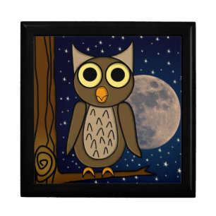 Cute Woodland Bird Artwork Gift Box
