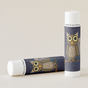 Cute Woodland Bird Artwork Lip Balm