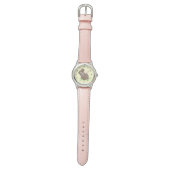 Cute Woodland Bunny in Clover (right hand) Watch (Flat)